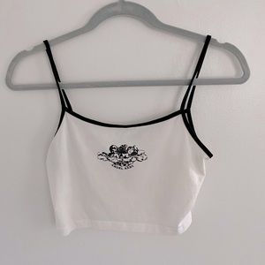 SHEIN CROPPED "ANGEL BABY" TANKTOP